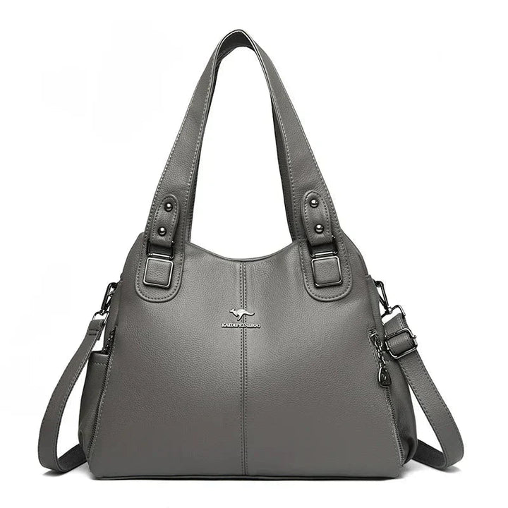 Carol | Shoulder Bag with Top Handles and Detachable Strap