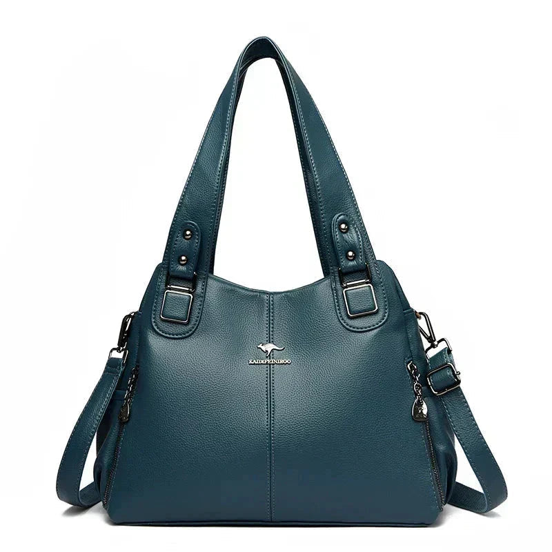 Carol | Shoulder Bag with Top Handles and Detachable Strap