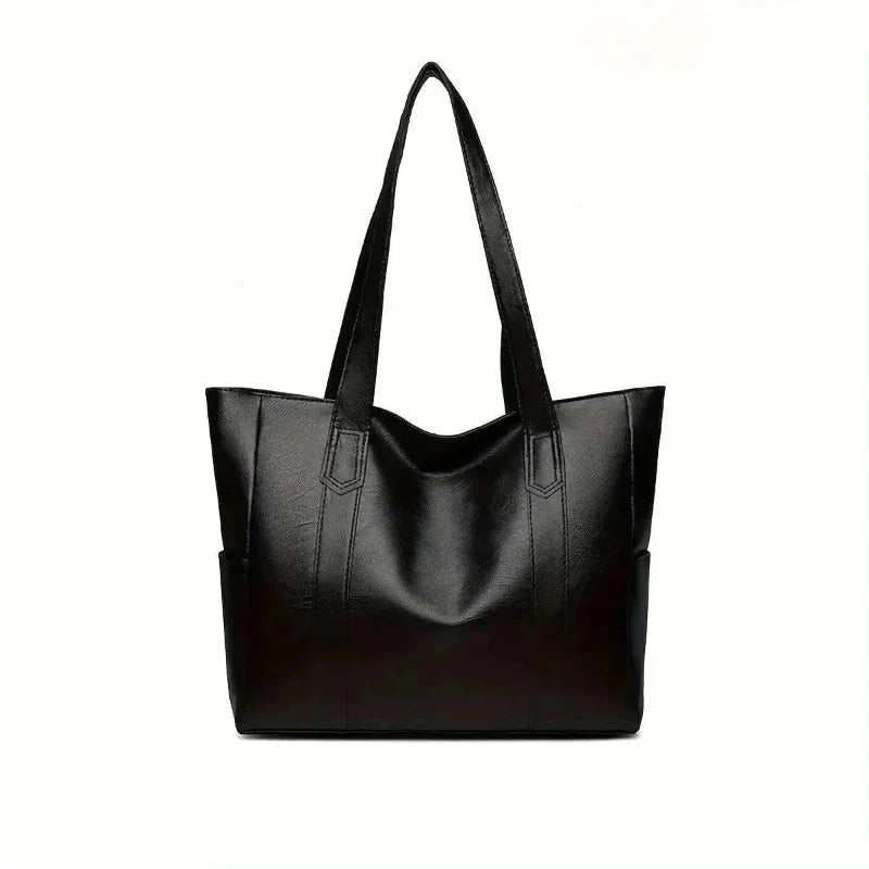 Carol | Tote Bag with Side Pockets and Zipper Closure
