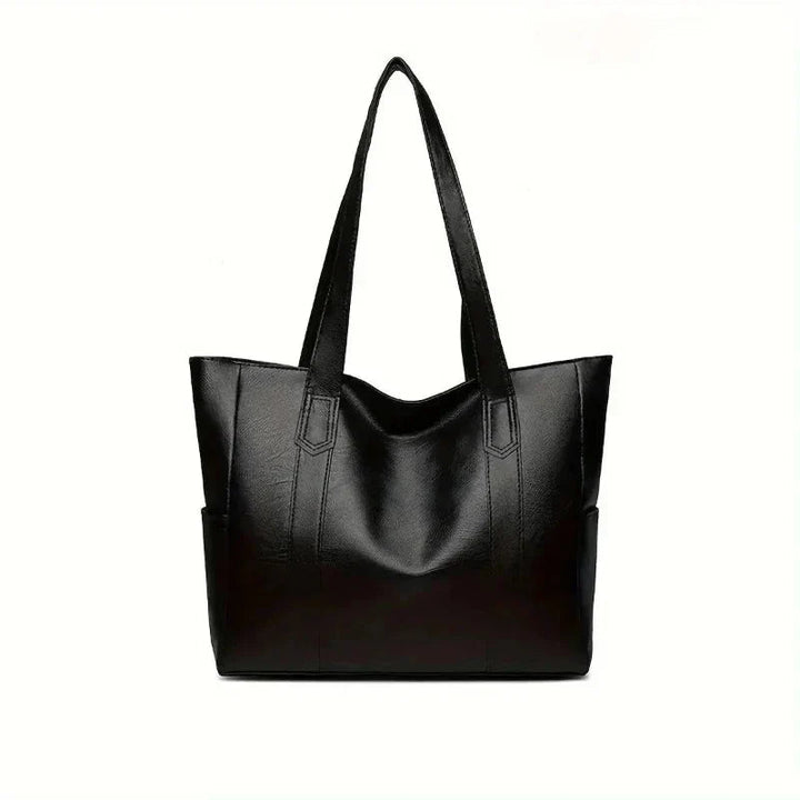 Carol | Tote Bag with Side Pockets and Zipper Closure