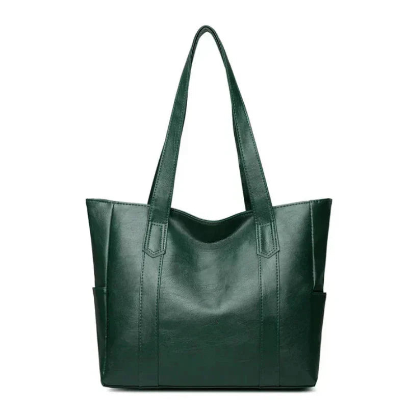 Carol | Tote Bag with Side Pockets and Zipper Closure