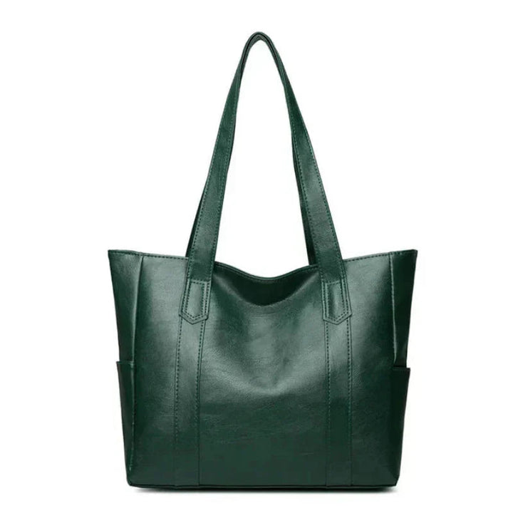 Carol | Tote Bag with Side Pockets and Zipper Closure