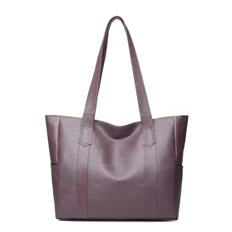 Carol | Tote Bag with Side Pockets and Zipper Closure
