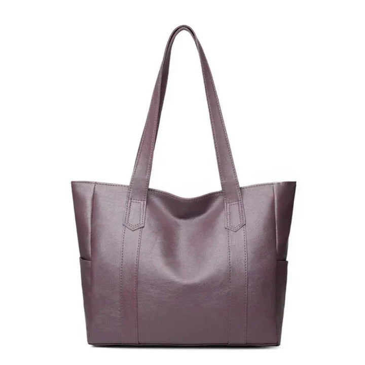 Carol | Tote Bag with Side Pockets and Zipper Closure