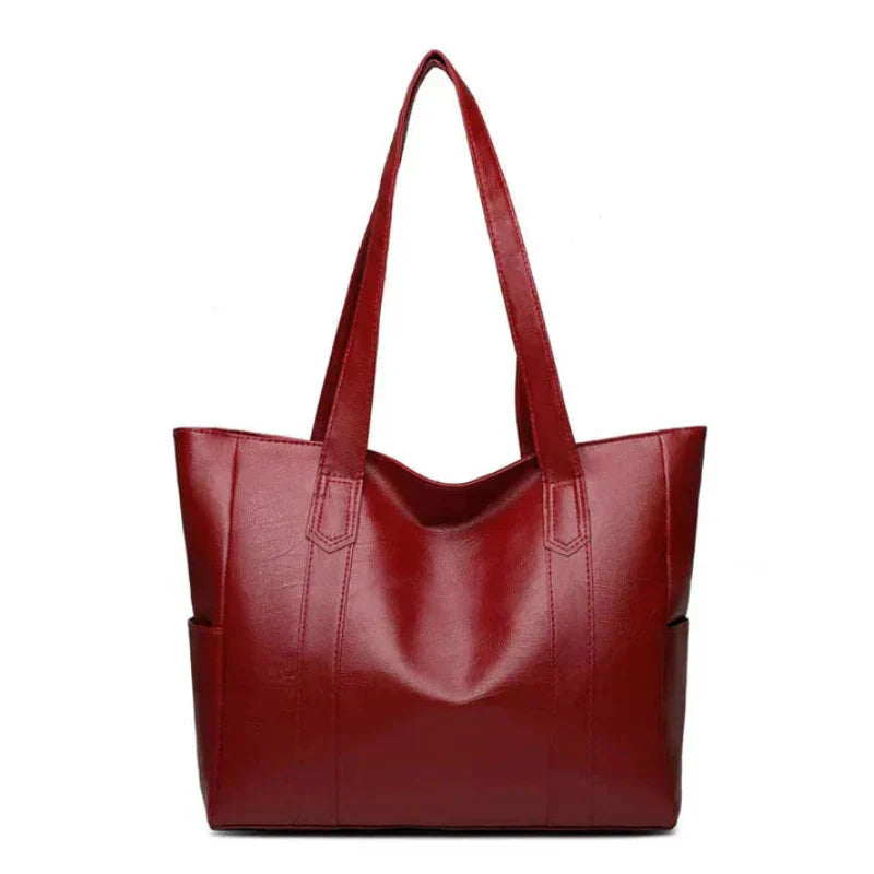 Carol | Tote Bag with Side Pockets and Zipper Closure