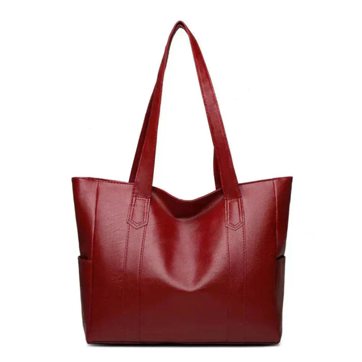 Carol | Tote Bag with Side Pockets and Zipper Closure