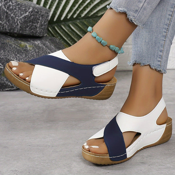 Cynthia | Orthopedic Sandals with Wedge Heel and Ankle Strap