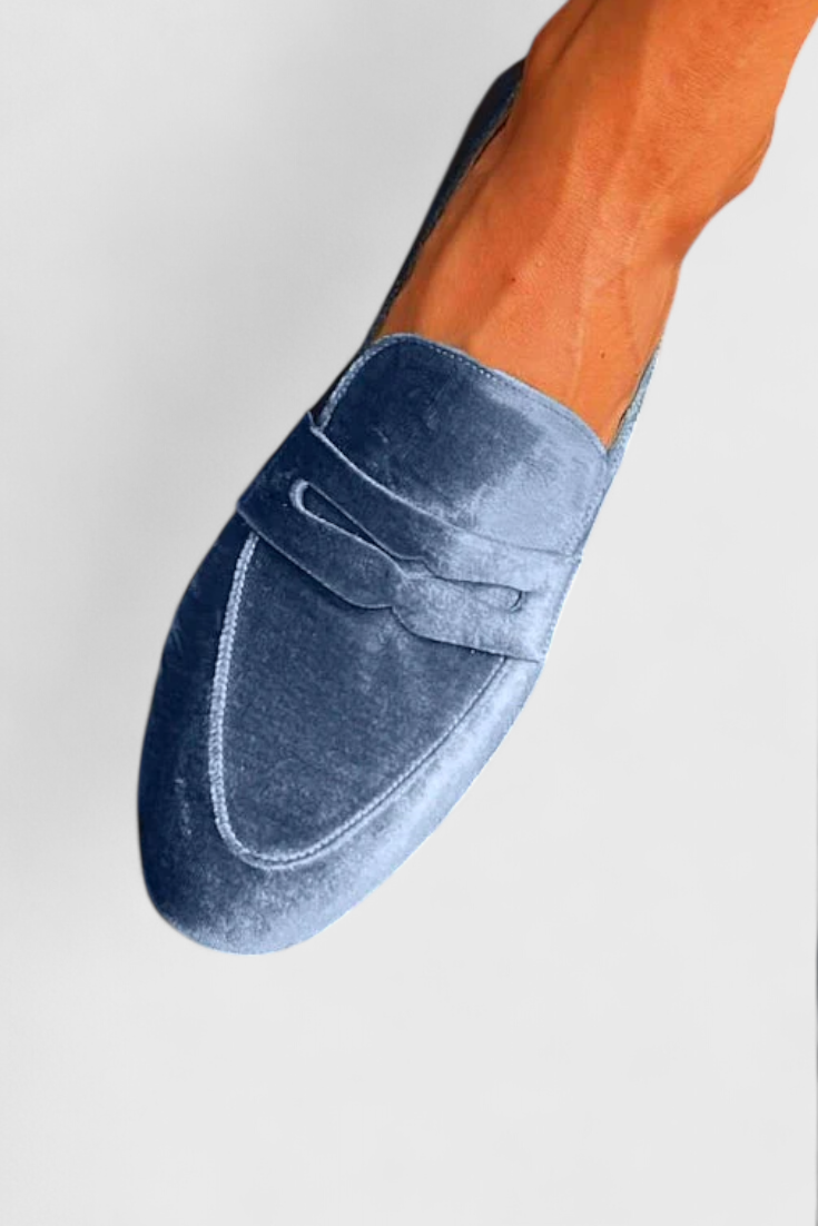 Darlene | Loafers with Penny Strap and Round Toe