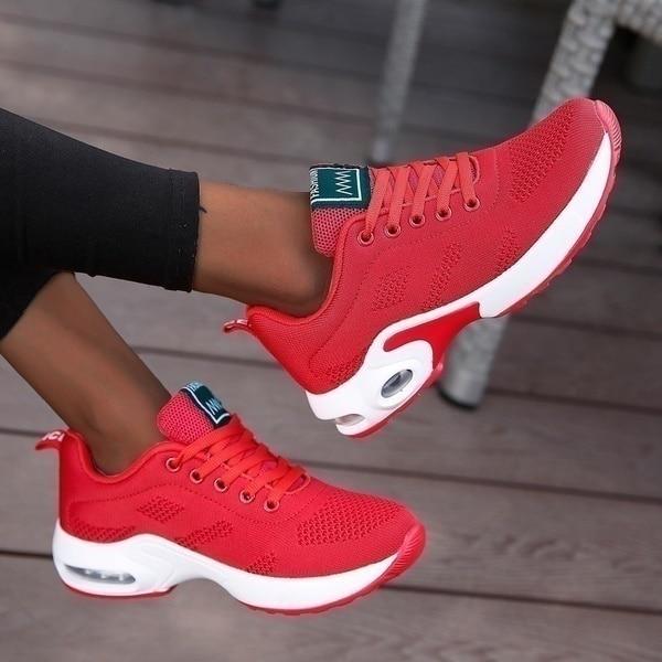 Denise | Sneakers with Lace Up and Air Cushion Sole