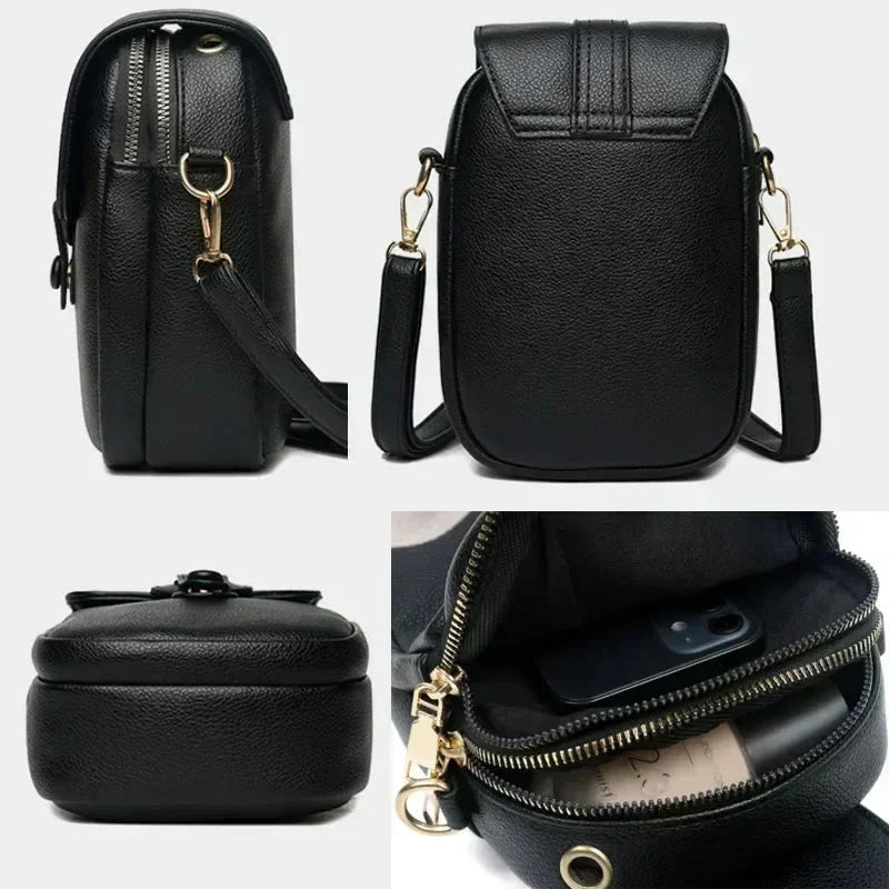 Diane | Crossbody Bag with Flap Closure and Adjustable Strap