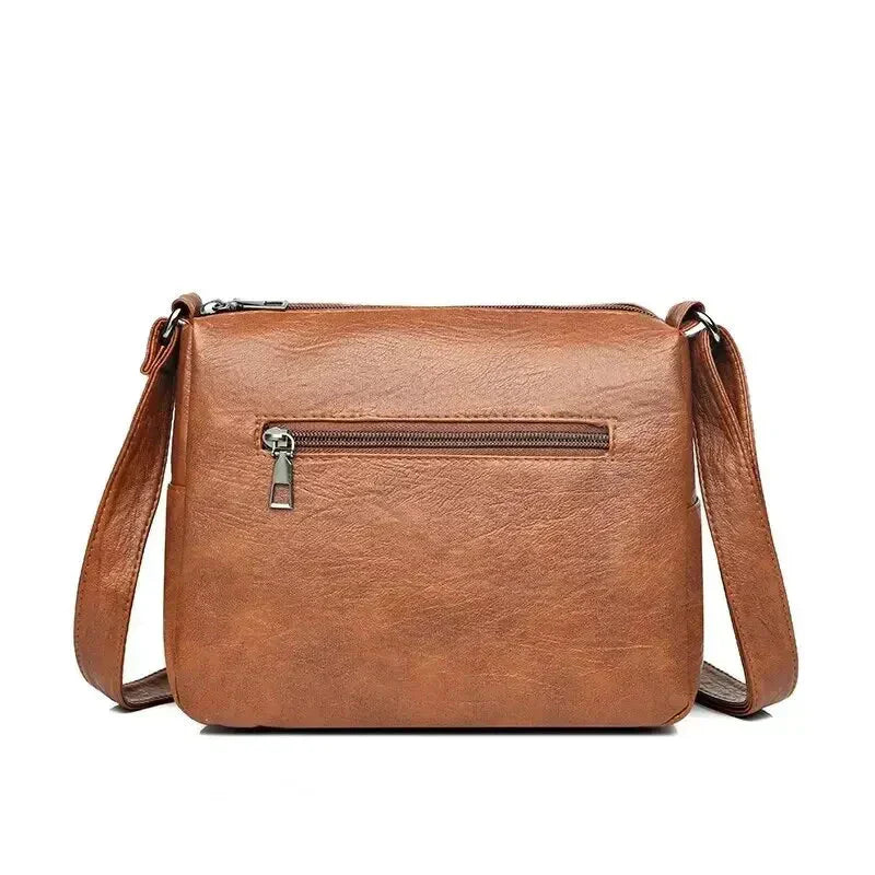 Diane | Crossbody Bag with Multiple Pockets and Zipper Closure