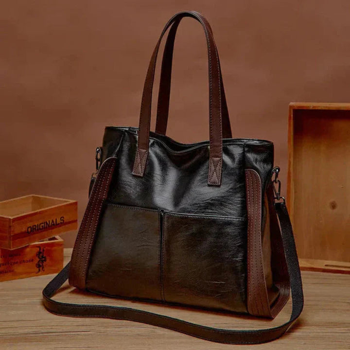 Diane | Tote Bag with Dual Handles and Exterior Pockets