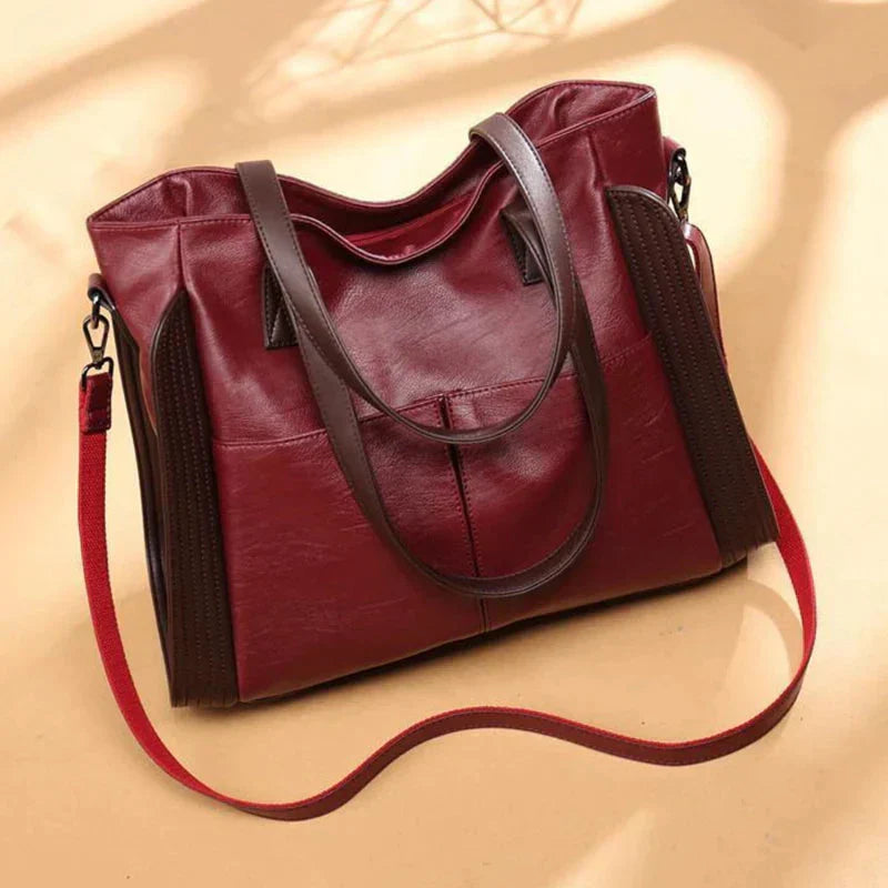 Diane | Tote Bag with Dual Handles and Exterior Pockets