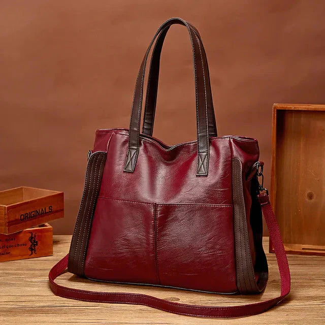 Diane | Tote Bag with Dual Handles and Exterior Pockets