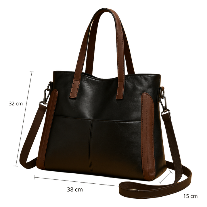 Diane | Tote Bag with Dual Handles and Exterior Pockets