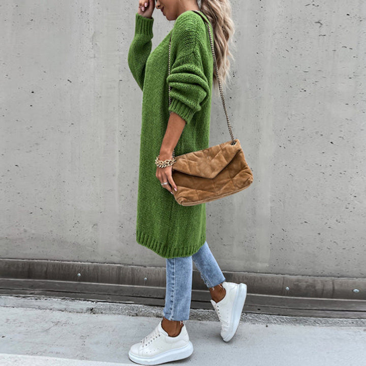Gail | Long Cardigan with Open Front and Long Sleeves