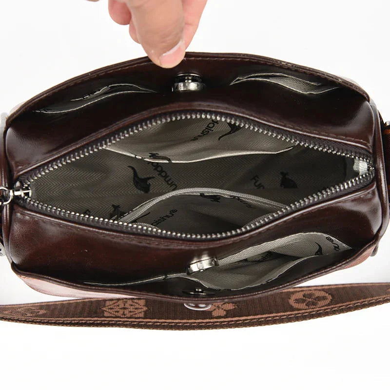 Gloria | Crossbody Bag with Zipper Closure and Adjustable Strap