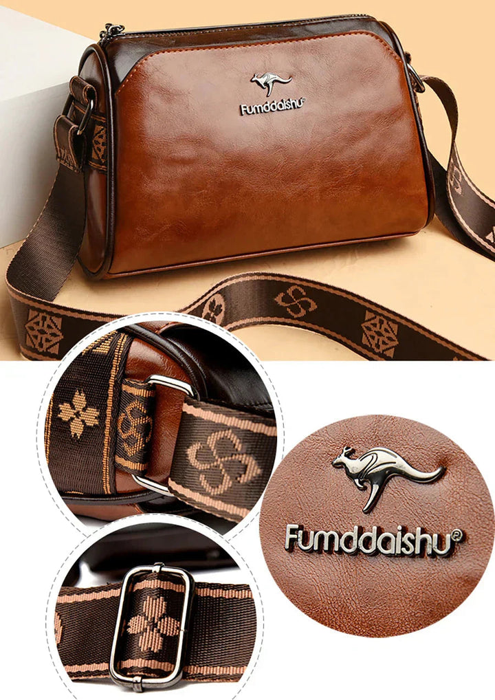 Gloria | Crossbody Bag with Zipper Closure and Adjustable Strap