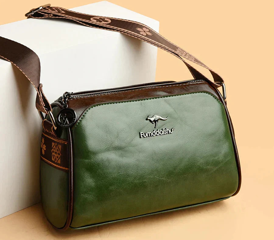 Gloria | Crossbody Bag with Zipper Closure and Adjustable Strap