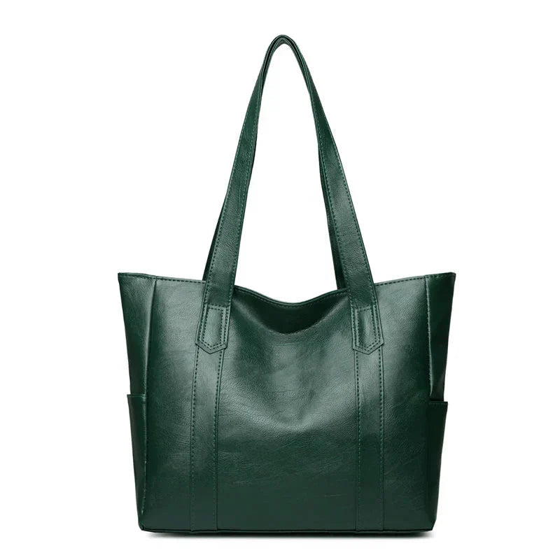 Gloria | Shoulder Bag with Side Pockets and Top Handle