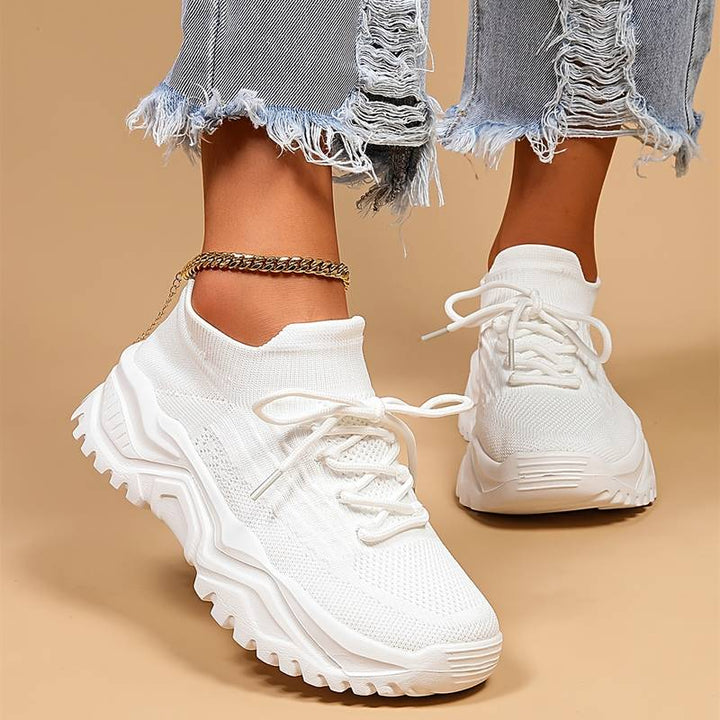 Gloria | Sneakers with Lace-Up Closure and Chunky Sole