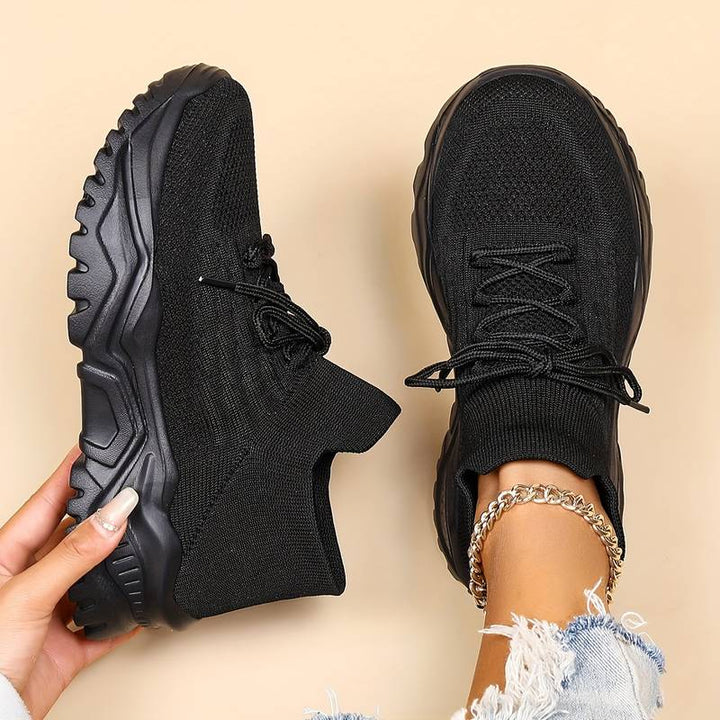 Gloria | Sneakers with Lace-Up Closure and Chunky Sole