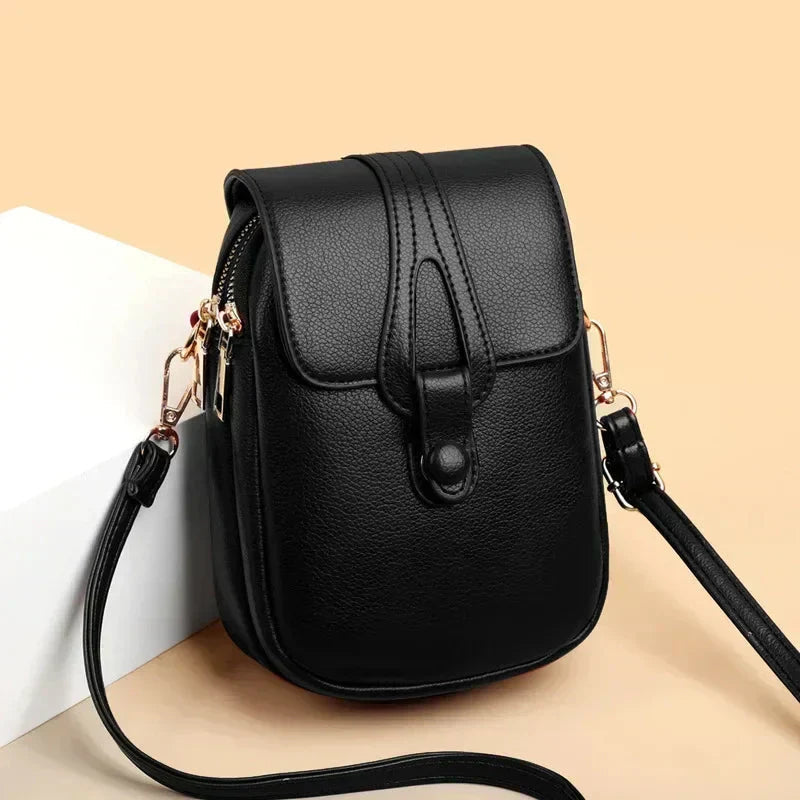 Grace | Crossbody Phone Bag with Flap Closure and Adjustable Strap