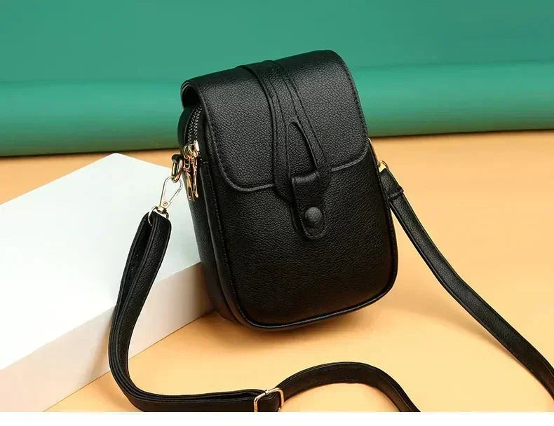 Grace | Crossbody Phone Bag with Flap Closure and Adjustable Strap