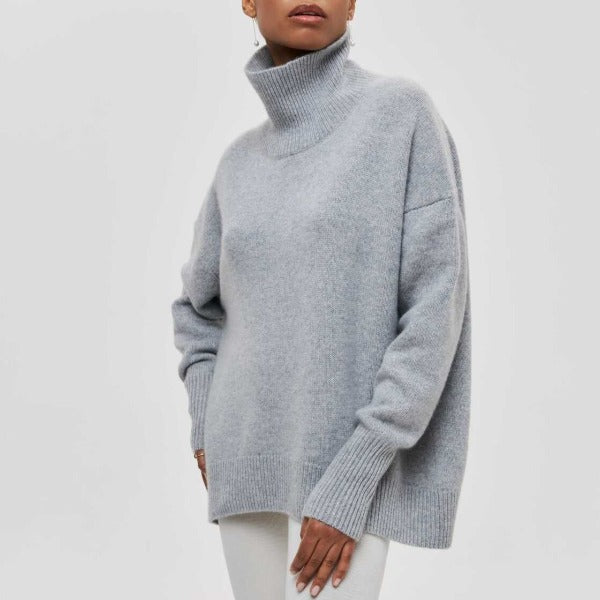 Harriet | Turtleneck Sweater with Ribbed Cuffs