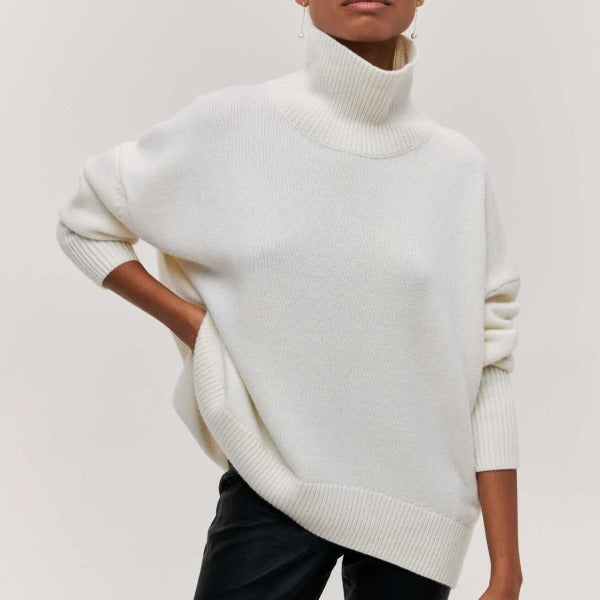 Harriet | Turtleneck Sweater with Ribbed Cuffs