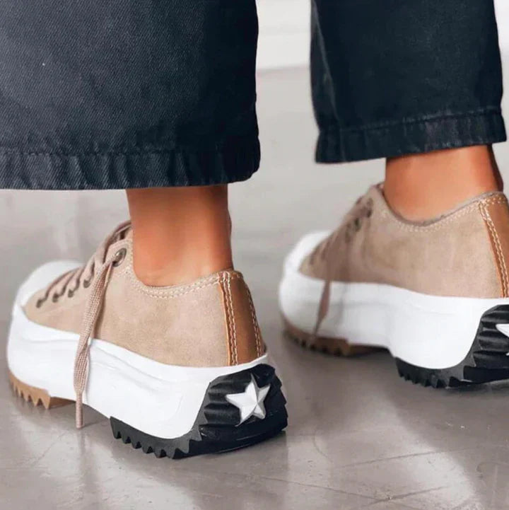 Helen | Platform Sneakers with Lace Up and Chunky Sole