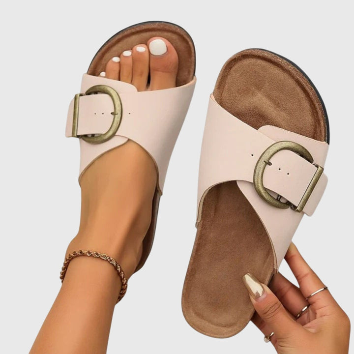 Holly | Orthopedic Slip On Sandals with Adjustable Buckle