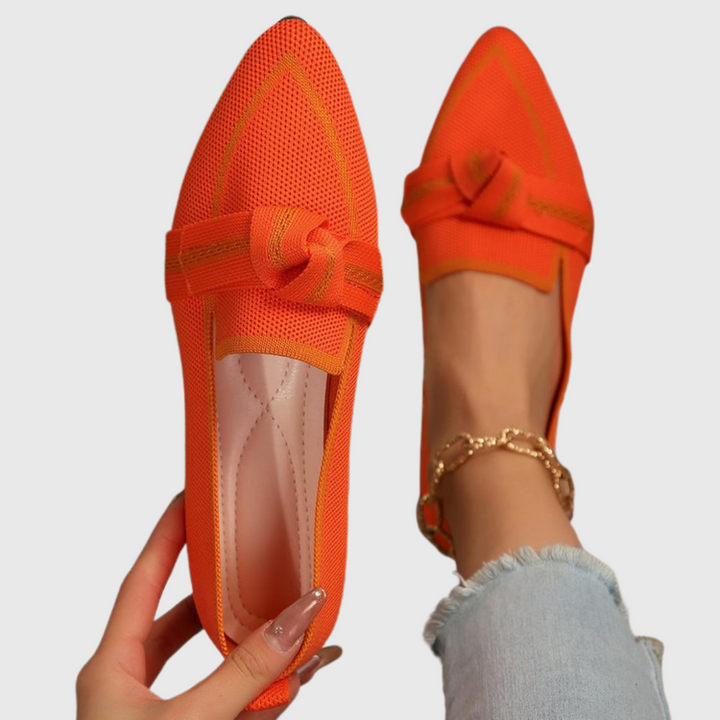Karen | Loafers with Bow Detail and Pointed Toe
