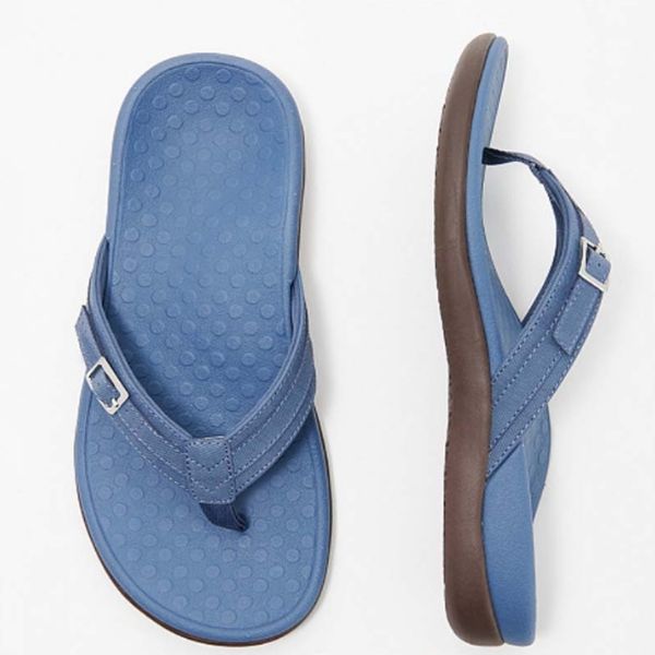 Margaret | Orthopedic Flip Flop Sandals with Buckle Strap