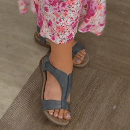Martha | Orthopedic Sandals with Hook and Loop Straps