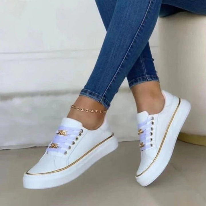 Mary | Orthopedic Sneakers with Chain Detail and Platform Sole