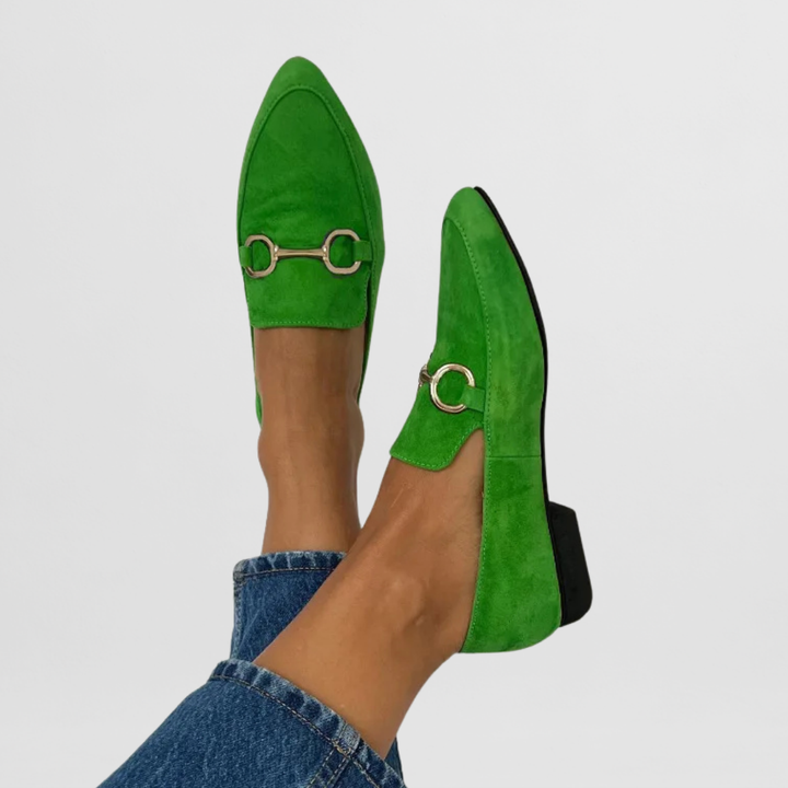 Monique | Loafers with Horsebit Detail and Pointed Toe