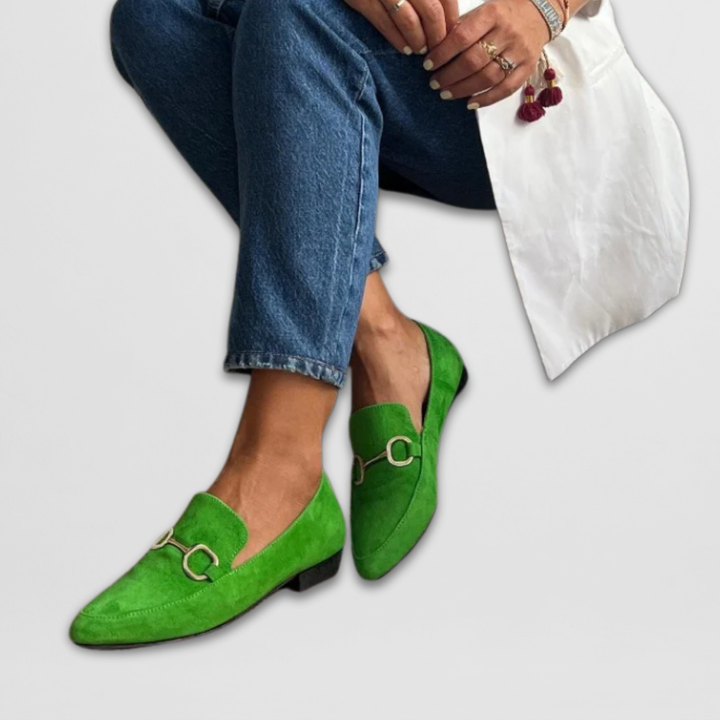 Monique | Loafers with Horsebit Detail and Pointed Toe