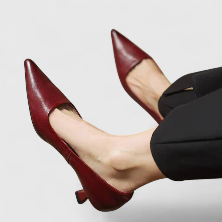 Nadine | Heels with Pointed Toe and Sculptural Heel