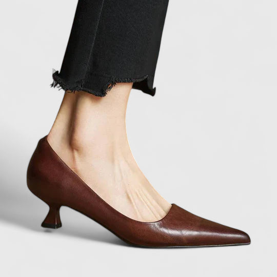Nadine | Heels with Pointed Toe and Sculptural Heel