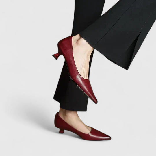Nadine | Heels with Pointed Toe and Sculptural Heel