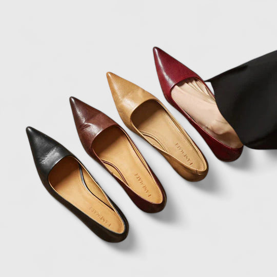 Nadine | Heels with Pointed Toe and Sculptural Heel