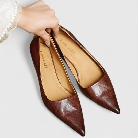 Nadine | Heels with Pointed Toe and Sculptural Heel