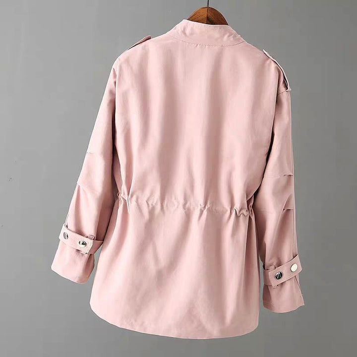 Peggy | Utility Jacket with Zipper and Pocket Detail