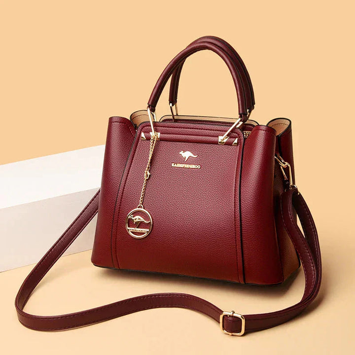 Roberta | Top Handle Bag with Chain Detail and Shoulder Strap