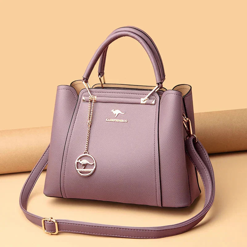 Roberta | Top Handle Bag with Chain Detail and Shoulder Strap