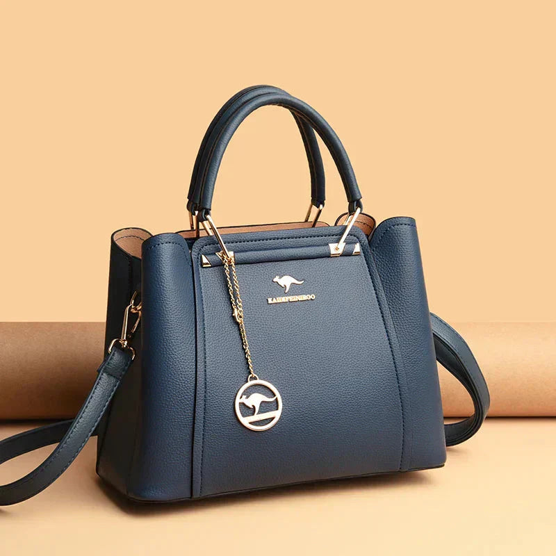 Roberta | Top Handle Bag with Chain Detail and Shoulder Strap