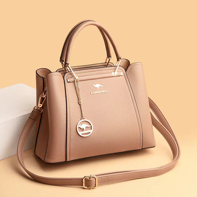 Roberta | Top Handle Bag with Chain Detail and Shoulder Strap