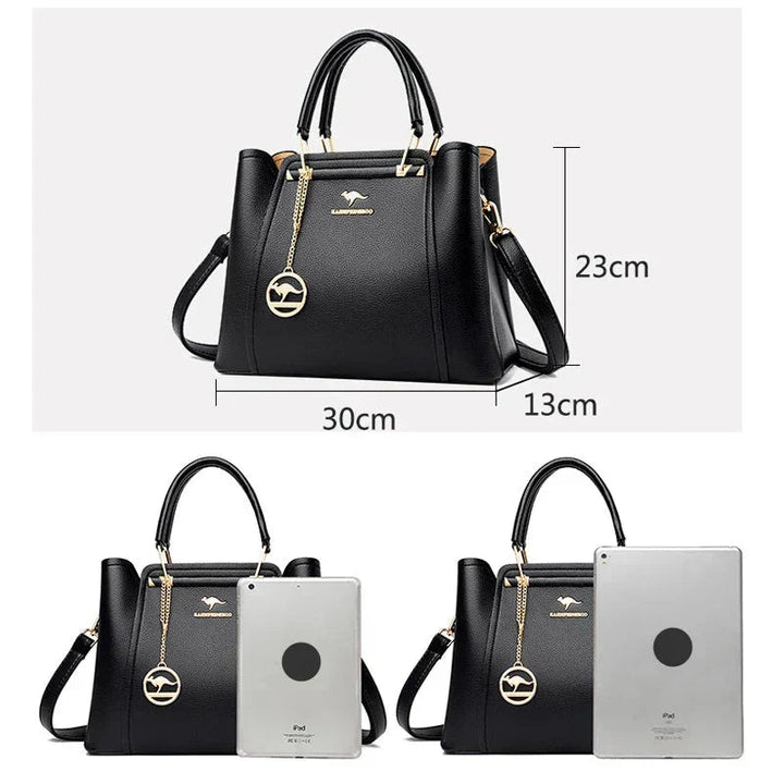Roberta | Top Handle Bag with Chain Detail and Shoulder Strap
