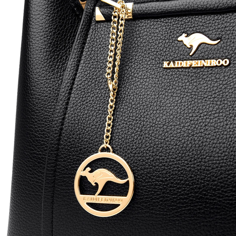 Roberta | Top Handle Bag with Chain Detail and Shoulder Strap